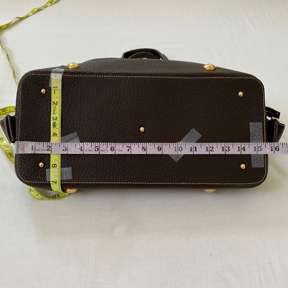 DOLCE & GABBANA Leather Weekender Duffle Satchel Brown - Picture 12 of 16